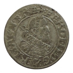 Ferdinand II. 1619-1637, 3 krejcar 1624 CW Brno-Wohnsiedler, MKČ 884