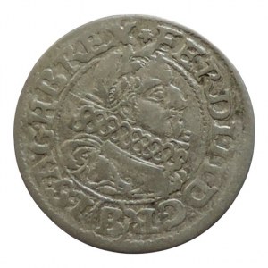 Ferdinand II. 1619-1637, 3 krejcar 1624 B/CW Brno-Wohnsiedler, MKČ 887