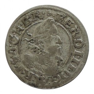 Ferdinand II. 1619-1637, 3 krejcar 1627 CW Brno-Wohnsiedler, MKČ 884, dr.ned. R