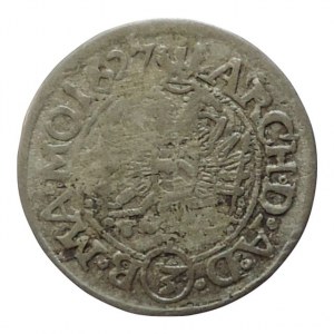 Ferdinand II. 1619-1637, 3 krejcar 1627 CW Brno-Wohnsiedler, MKČ 884, dr.ned. R