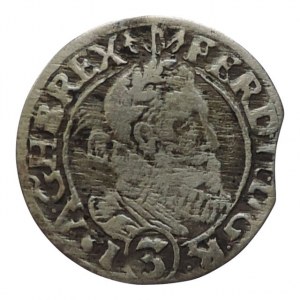 Ferdinand II. 1619-1637, 3 krejcar 1631 HR Vratislav-Riedel+Ziesler, MKČ 1020 kraj.stř. + 1 krejcar 1631 MF/O Olomouc-Fritsch, MKČ 945, 2ks