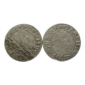 Ferdinand II. 1619-1637, 3 krejcar 1635 Vratislav-Ziesler, MKČ 1019, zn.mincmistra Zieslera typ 6, vady kovu 2ks