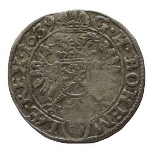 Ferdinand III. 1637-1657, 3 krejcar 1639 Praha-Wolker, MKČ 1180