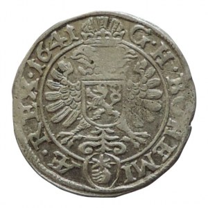 Ferdinand III. 1637-1657, 3 krejcar 1641 Praha-Wolker, MKČ 1181, n.ned.