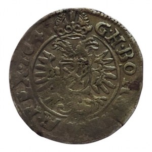 Ferdinand III. 1637-1657, 3 krejcar 1641 Jáchymov-Knobloch, MKČ 1218, ned., patina