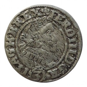 Ferdinand III. 1637-1657, 3 krejcar 1638 MI Vratislav-Reichart+Jan, MKČ 1291, dr.ned., jiné razidlo