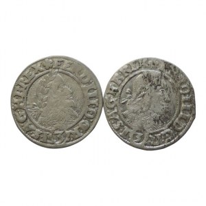 Ferdinand III. 1637-1657, 3 krejcar 1651 GH Vratislav-Reichart+Hübner, MKČ 1291, nep.ned., vady kovu 2ks
