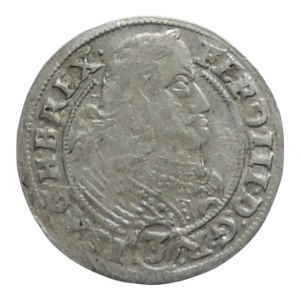Ferdinand III. 1637-1657, 3 krejcar 1658 GH. Vratislav-Hübner, MKČ 1294, n.ned. R