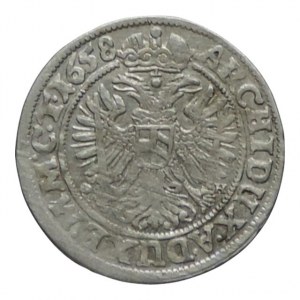 Ferdinand III. 1637-1657, 3 krejcar 1658 GH. Vratislav-Hübner, MKČ 1294, n.ned. R