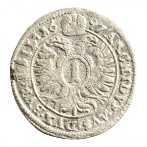 Leopold I. 1657-1705, 1 krejcar 1697 Opolí-Wackerl, Nech.825, MKČ.1674