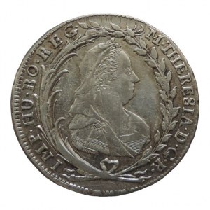 Marie Terezie 1740-1780, 20 krejcar 1779 EvS-IK, Praha-Erdmann+Kendler, MKČ 1953, dr.just.