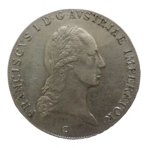František II. 1792-1835, tolar 1823 C
