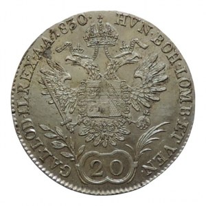 František II. 1792-1835, 20 krejcar 1830 C
