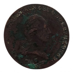 František II. 1792-1835, Cu 6 krejcar 1800 C měděnka