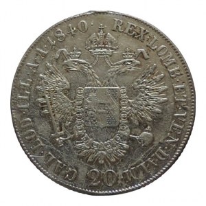 Ferdinand V. 1835-1848, 20 krejcar 1840 C dr.st.