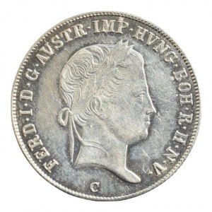 Ferdinand V. 1835-1848, 20 krejcar 1848 C, zc.nep.rysky, nep.just., sbírkový