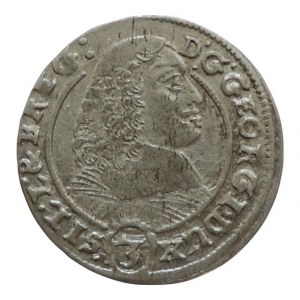 Lehnice-Břeh, Jiří 1654-1664, 3 krejcar 1660 FW Kopicki 5390