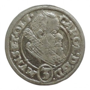 Münsterberg-Olešnice, Karel II. 1587-1617, 3 krejcar 1615, Kopicki 6079