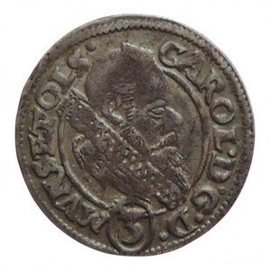 Münsterberg-Olešnice, Karel II. 1587-1617, 3 krejcar 1616, Kopicki 6080