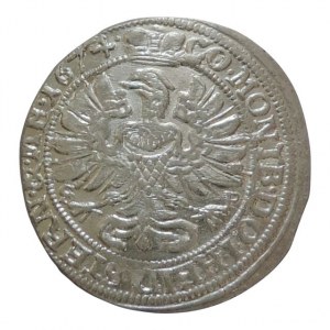 Württemberg-Olešnice, Sylvius Friedrich, VI krejcar 1674 SP, Kopicki 6215