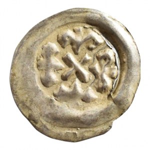 Bamberk biskupství, Heinrich I. 1242 - 1257, fenik jednostranný bez letopočtu, perf.ražbou, 0.36g, R
