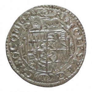 Olomouc biskupství, Karel II. Liechtenstein 1664-1695, 3 krejcar 1670, SV-324