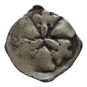 Albrecht II. 1330-1358, fenik CNA B 254, Koch 251, minc. Wiener Neustadt, ned., na rubu čtyřráz