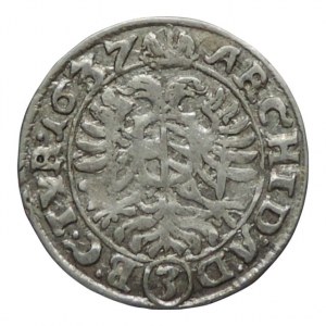 Ferdinand III. 1637-1657, 3 krejcar 1637 Vídeň-Stadler