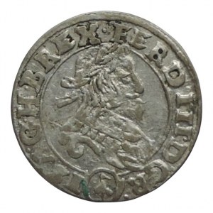 Ferdinand III. 1637-1657, 3 krejcar 1640 Vídeň-Stadler, dr.škr.