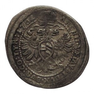 Leopold I. 1657-1705, 1 krejcar 1701 b.zn.