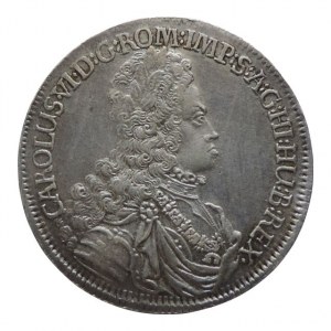 Karel VI. 1711-1740, tolar 1714 Hall 28,518g