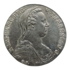 Marie Terezie 1740-1780, tolar 1780 SF levantský, novoražba