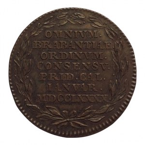 Brabantsko, AE žeton 33mm na vyhlášení nezávislosti 1790