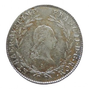 František II. 1792-1835, 20 krejcar 1806 A říšská koruna, just.