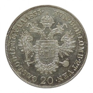 František II. 1792-1835, 20 krejcar 1833 A, just.