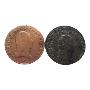 František II. 1792-1835, Cu 1 krejcar 1800 F + 1 krejcar chyboražba