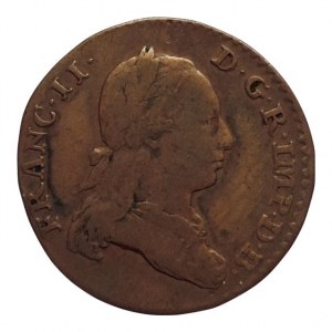 František II. 1792-1835, Cu 2 liards 1794