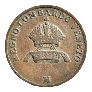 František II. 1792-1835, Cu 1 centesimo 1822 M