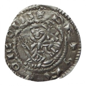 Salomon 1063-1074, denár Huszár 17, dr.prohnutý, povrchově naprasklý