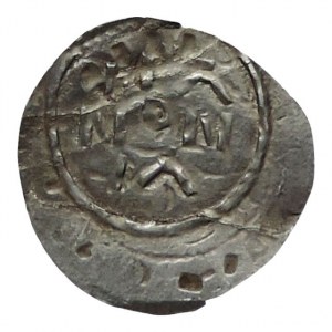Salomon 1063-1074, denár Huszár 17, dr.prohnutý, povrchově naprasklý