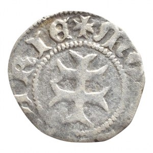 Marie 1385-1385, denár Huszár 566, dvě lilie