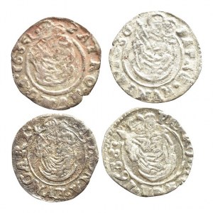 Ferdinand II. 1619-1637, denár 1627, 35, 36, 38, vše KB, 4 ks
