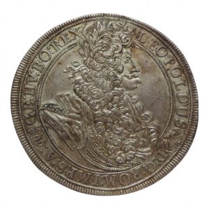 Leopold I. 1657-1705, tolar 1699 KB, nep.st., patina 28,590g