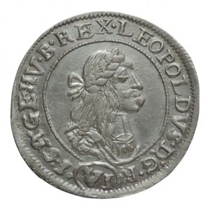 Leopold I. 1657-1705, VI krejcar 1672 KB