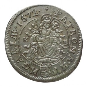 Leopold I. 1657-1705, VI krejcar 1672 KB