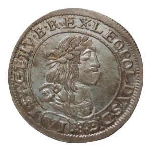 Leopold I. 1657-1705, VI krejcar 1673 KB