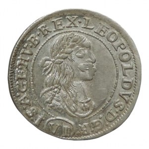 Leopold I. 1657-1705, VI krejcar 1673 KB