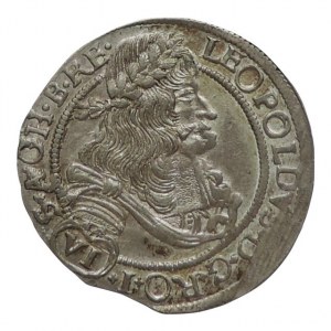 Leopold I. 1657-1705, VI krejcar 1691 NB kraj.stř., patina RR