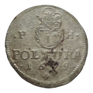 Leopold I. 1657-1705, poltura 1699 P-H, dr.st.kor.