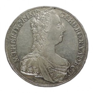 Marie Terezie 1740-1780, tolar 1763 KB, zcela nep.škr.